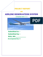 C++ Program Airways Seat Reservation :by A - R