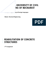 Rehabilitation of RC STRUCTURES - 2nd assignment