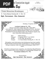 undangan puputan
