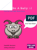 FKB Learn-Sight-Words-Print Friendly-Dont Be A Bully