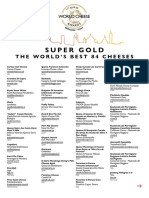 World Cheese Awards 2019 Super Golds
