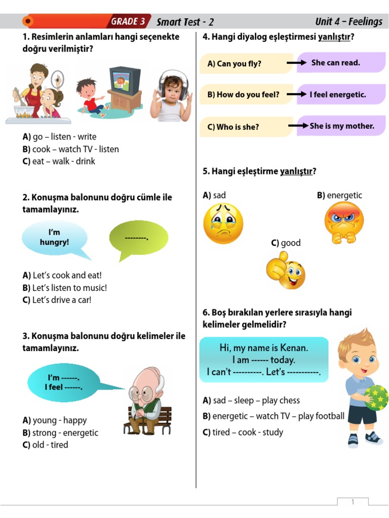 3rd Grade - Unit 4 - Test-2 Reamstered | PDF