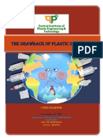 Drawback of Plastic Industry Cipet Final Report PDF