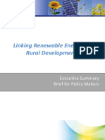 Renewable Rural Energy Summary