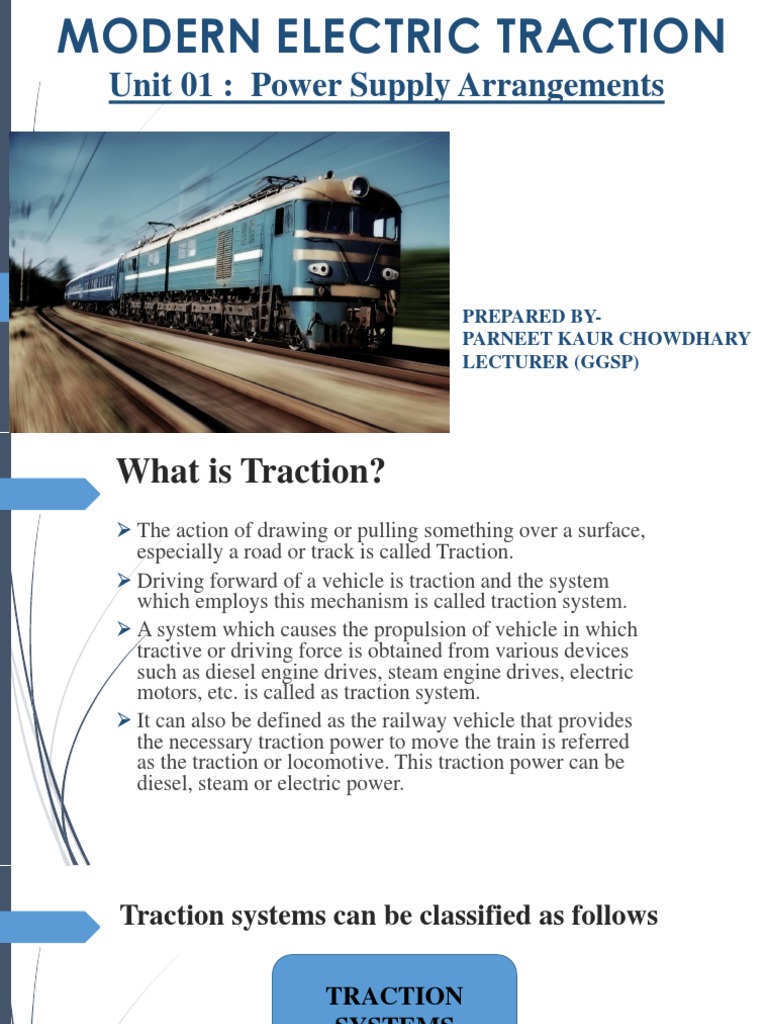 Electric Traction Systems Overview | PDF | Alternating Current