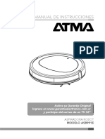 Manual Atma Aspiradora Robot AS8991E