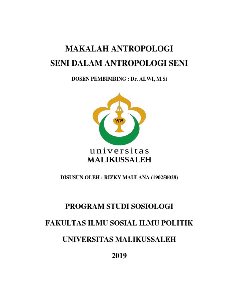 Makalah Antropologi Seni