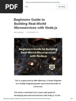 Beginners Guide To Building Real-World Microservices With Node - Js