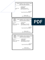 Kartu Peserta Ujian SD Negeri 8 PU