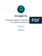 A Full-Stack Approach to Decentralized Privacy: Incognito White Paper