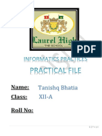 Shashwat Practicle File Class XII