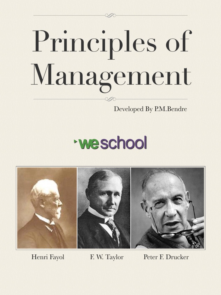 Principle of Management PDF Goal Goods