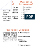 CS100 Lec 1 (Types of Computer)