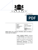 Apersonamiento Caso 429-2019-0