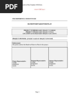 Download Project Handover Plan Template by Ashish Shinde SN44074864 doc pdf