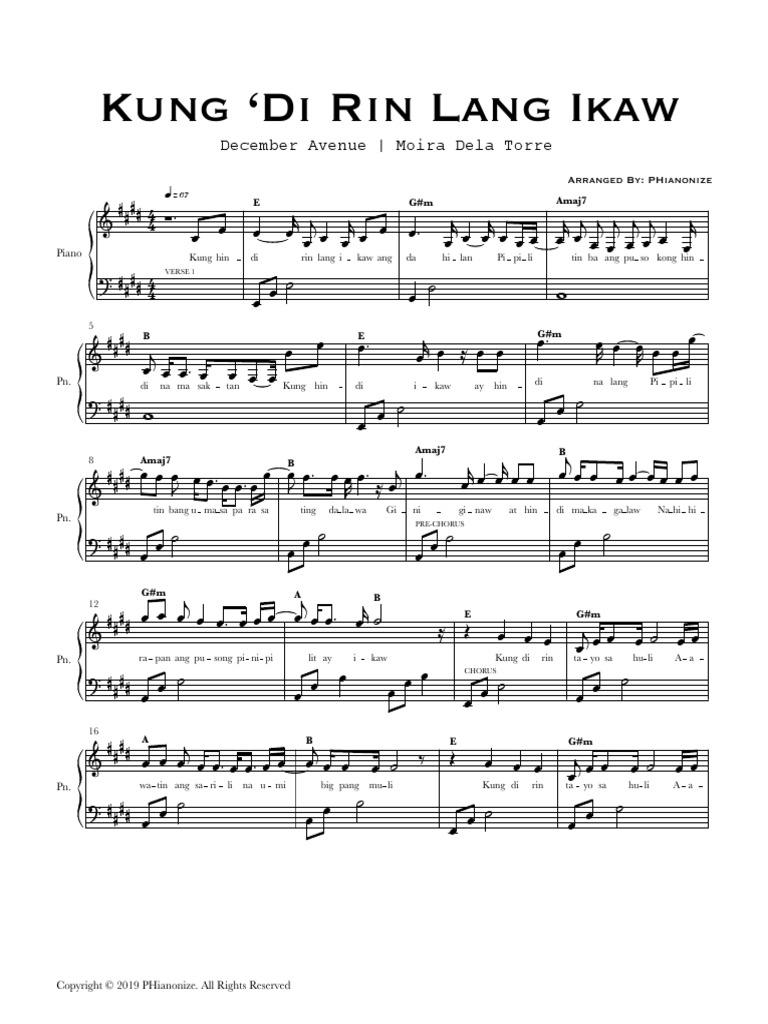 Kung - Di Rin Lang Ikaw | PDF