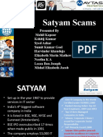 Satyam Scams