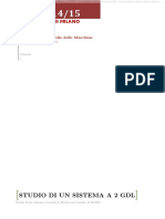 Studio Di Un Sistema Vibrante A 2 GDL PDF