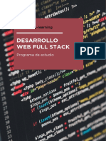 Programa de Estudio Desarrollo Web Full Stack Fundesur PDF