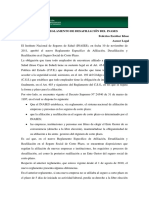 Analisis Legal REGLAMENTO DE DESAFILICION DEL INASES PDF