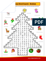 Christmas Word Search Med