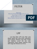 LPF RC Filter Kinerja