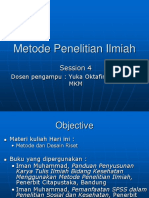 MPI Sess - 4 Desain Penelitian 1