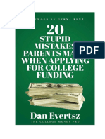 20 Stupid Mistakes Parents Make When Planning For College Funding