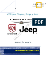 AVDI para Chrysler PDF