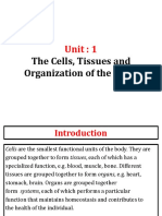 Unit - 1 The Cells,Tissues and Organisation of the Body.pptx