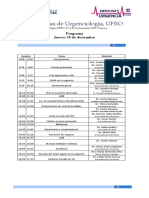 Programa II Jornada de Urgenciologia 2019