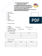 Formulir Pendaftaran PNJ Mengabdi 2020 PDF