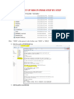 How To Set Up MDS in PDMS