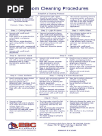 Bicsc Cleaning Standards Specifications Table: L A R E N E G | PDF ...