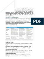 Pulmonary Embolism PDF