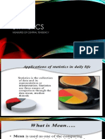 Application For Statistical Measures