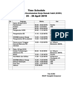 Time Schedule