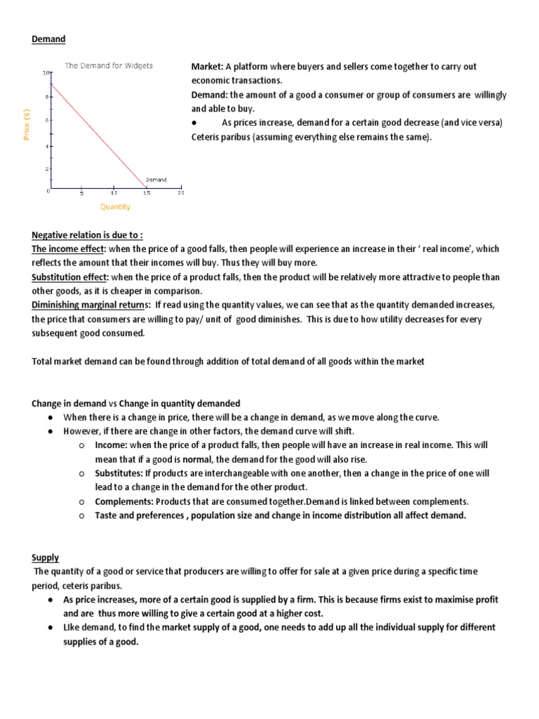 Impact of GDP on Demand and Supply | PDF | Gross Domestic Product | Demand