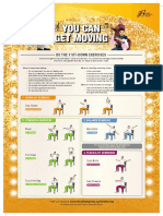 7 Sit Down Exercises Poster English