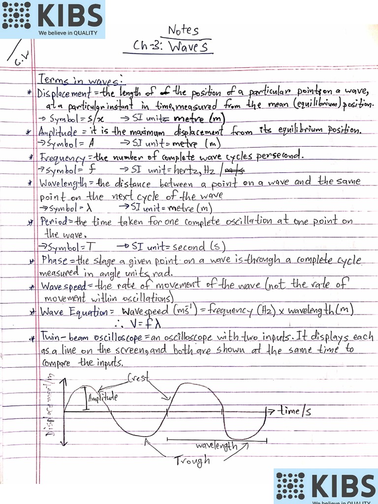 Edexcel Physics Ial Unit 2 Notes | PDF