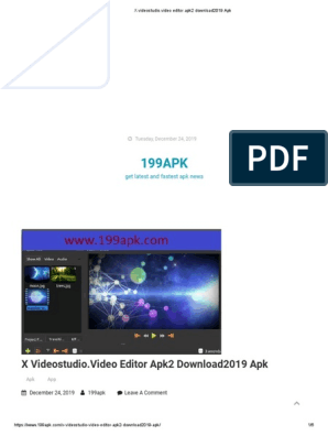 X Videostudio Video Editor Apk2 Download2019 Apk Pdf Ios Mobile App