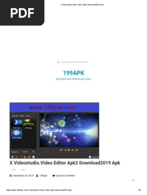 X Videostudio Video Editor Apk2 Download2019 Apk Pdf Ios Mobile App