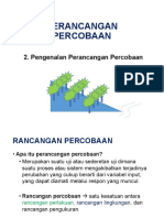 Pengenalan Perancangan Percobaan