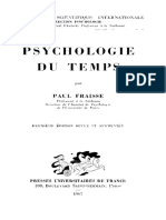 Fraisse, Psychologie Du Temps (M) 1967 PDF