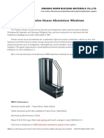 WR93 Passive House Aluminium Windows