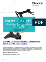 Proyecto No 4 Controlar 2 Servomotores de 0o A 180o Con 1 Joystick