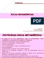 2º Bachillerato Rocas Metamórficas 2018