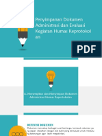 Penyimpanan Dokumen Administrasi Dan Evaluasi Kegiatan Humas Keprotokolan