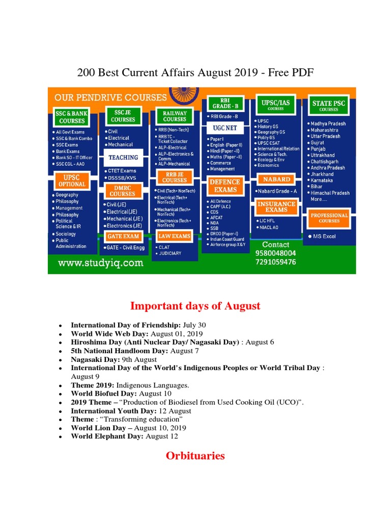 Aug To Nov Study IQ PDF PDF Reserve Bank Of India Sikhism