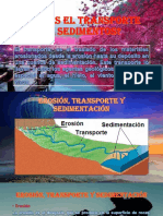 Que es el TRANSPORTE DE SEDIMENTOS